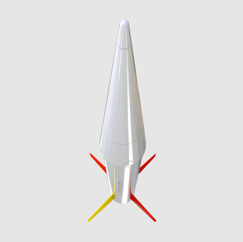 HRP Estes Rockets Nike Smoke Pro Series Ii Model Rocket Kit