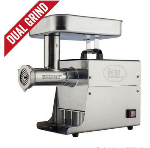 New LEM 1784 Grinder -#8 Big Bite Dual Grind Grinder