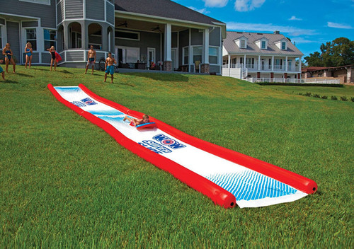 WOW Sports Super Slide Giant 25' x 6' Water Backyard Slide with Sprinkler