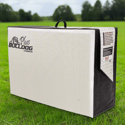 Bulldog Double Dog FF Archery Target PLUS Series with 2-Finger Arrow Pull