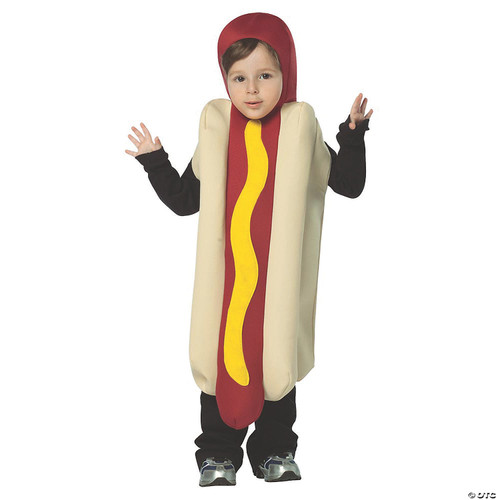 Rasta Imposta Hot Dog Costume for Boys and Girls, Multi, 3-4T