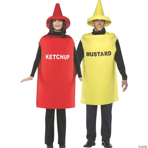 KETCHUP+AND+MUSTARD+COUPLE Costume - One Size Fits Most