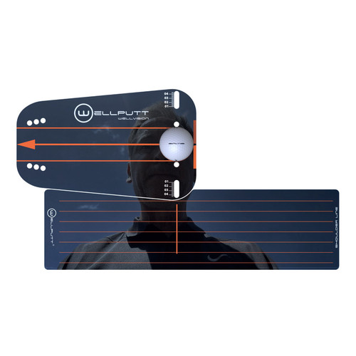 Wellputt Wellvision Plus 2-Piece Mirror Golf Putting Aid Right, Hand Only