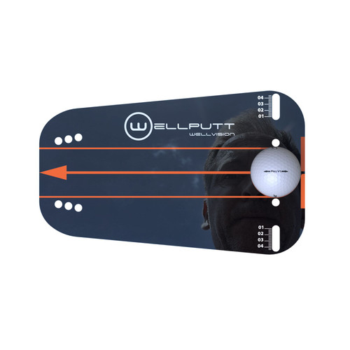 Wellputt Wellvision Mirror Golf Putting Training Aid, Ultra Thin 0.03"