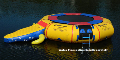 Island Hopper Inflatable Gator Head Slide Attachment For Water Bouncer Trampoline
