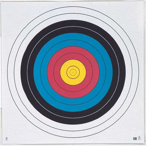 Maple Leaf Target Face FITA 10-Ring 80 cm. 25 pk.