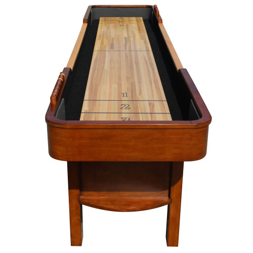 Bluewave Merlot 12-Ft Shuffleboard Table- Walnut Finish