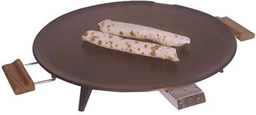 Bethany Housewares Griddle Heritage 1450 W 16 In. Dia. Non-Stick Wood Handles
