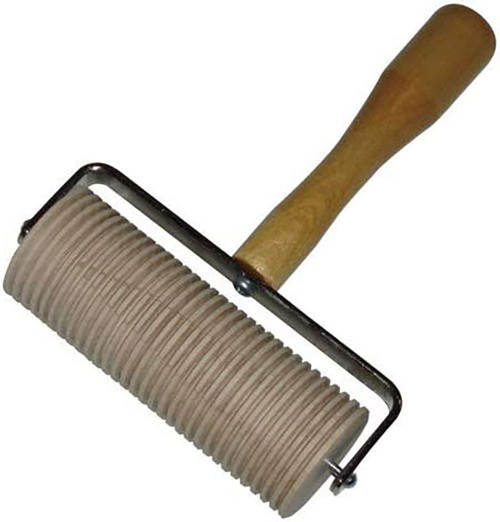 Bethany Housewares Wood Rolling Pin Corrugated Bulk
