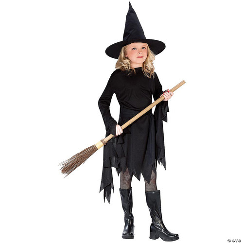 Classic Witchy Witch Black Child Costume Small (4-6)