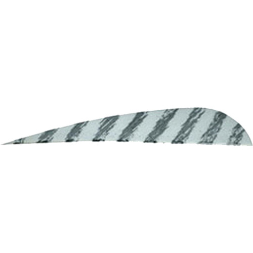 Gateway Barred Feathers White 4 in. RW 50 pk.