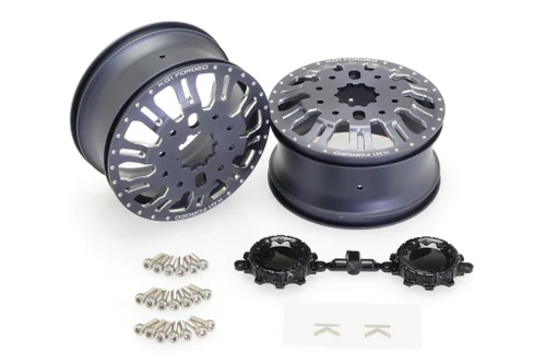 HRP Cen Racing Kg1 Kd004 Duel Front Dually Wheel Gunmetal Anodized
