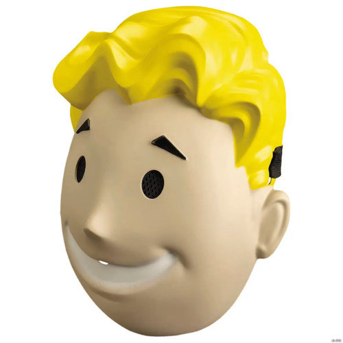 Adults Fallout Retro Vault Boy Plastic Mask - One Size