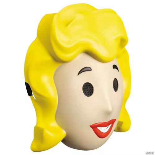Adults Fallout Retro Vault Girl Plastic Mask - One Size