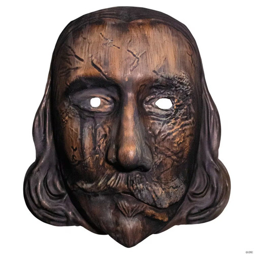 Thanksgiving John Carver Burnt Overhead Plastic Mask - One Size