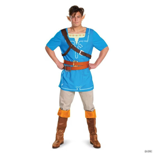 Adults Classic The Legend Of Zelda: Breath Of The Wild Link Costume L/XL (42-46)