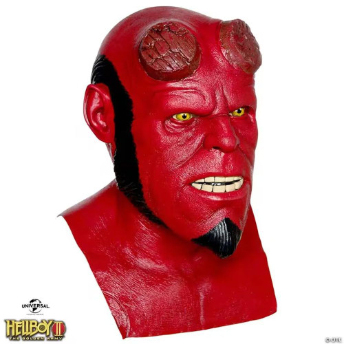 Adults Hellboy Ii: The Golden Army Hellboy Overhead Latex Mask