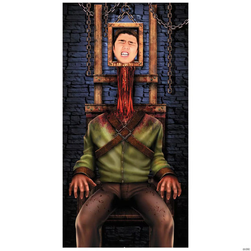 6 Ft. 1" Head Ripper Photo Prop Cardboard Cutout Stand-Up Halloween Decoration