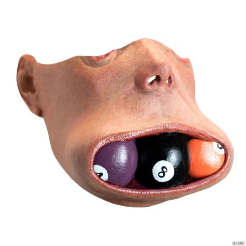 Tinsley Transfers 3 Ball Charlie Latex Half Mask