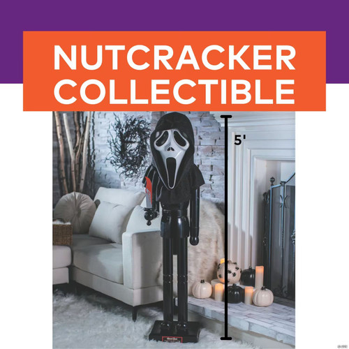 5 Ft. Ghost Face Nutcracker Limited Edition Collectible Decoration