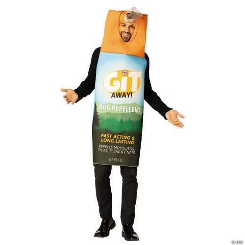 Adults Git Away! Bug Repellent Tunic Costume OSFM