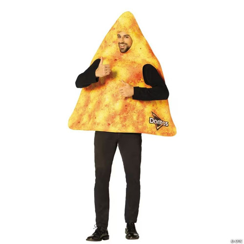 Adults Doritos Nacho Cheese Chip Tunic Costume - One Size