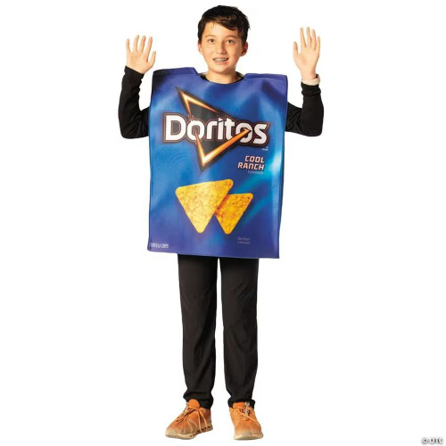 Kids Doritos Cool Ranch Bag Tunic Costume - Extra Large 14-16