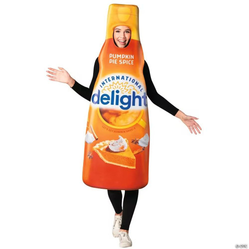 Adults International Delight Pumpkin Spice Creamer Costume OSFM
