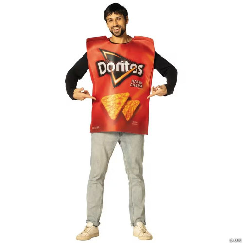 Adults Doritos Nacho Cheese Bag Tunic Costume - One Size