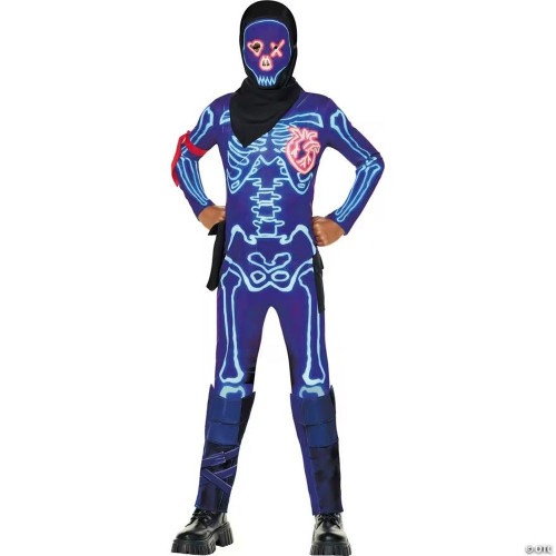 Kids Fortnite Polyester Jumpsuit Party Trooper Costume Small 4-6