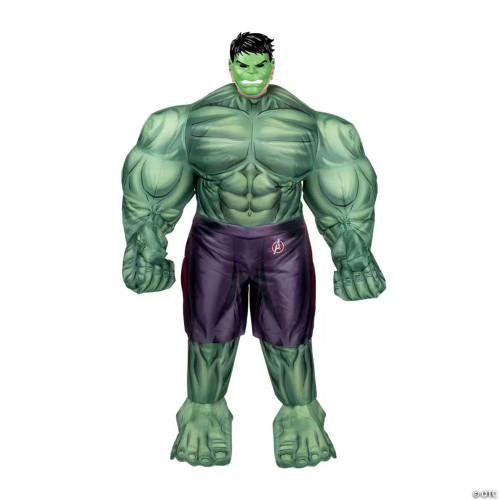 Kids Inflatable Marvel Hulk Jumpsuit Costume OSFM
