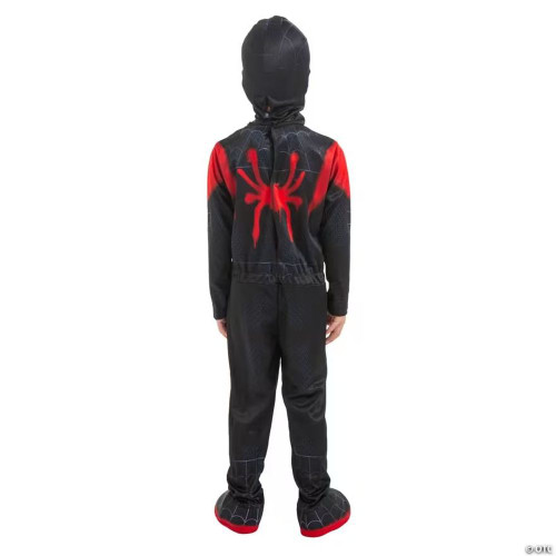 Kids Spider-Man: Into The Spider-Verse Miles Morales Jumpsuit Costume - Small 6-7