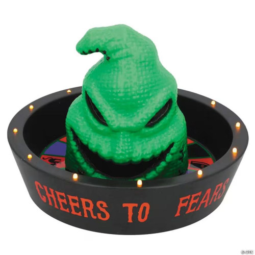 12" Light-Up The Nightmare Before Christmas Oogie Boogie Candy Bowl