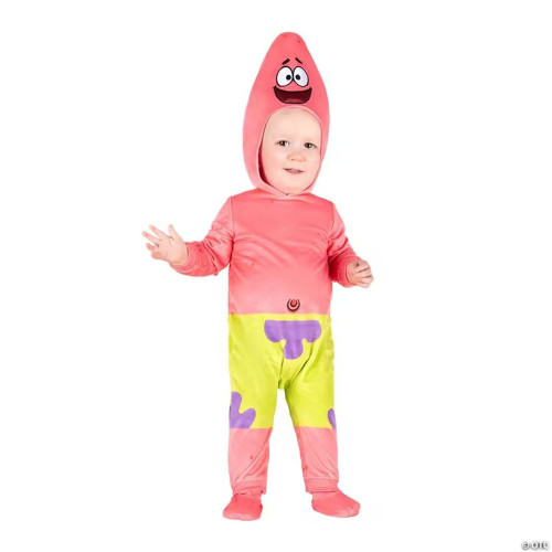 Baby Classic Spongebob Squarepants Patrick Jumpsuit Costume 0-6 Months