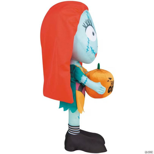 18" The Nightmare Before Christmas Sally With Halloween Queen Pumpkin Decoration