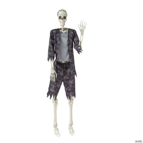 6 Ft. 2" Standing Franky Skeleton Halloween Decoration