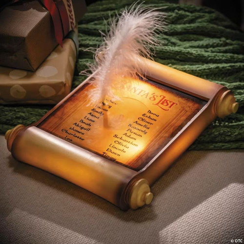 Animated Santa’S List Christmas Decoration