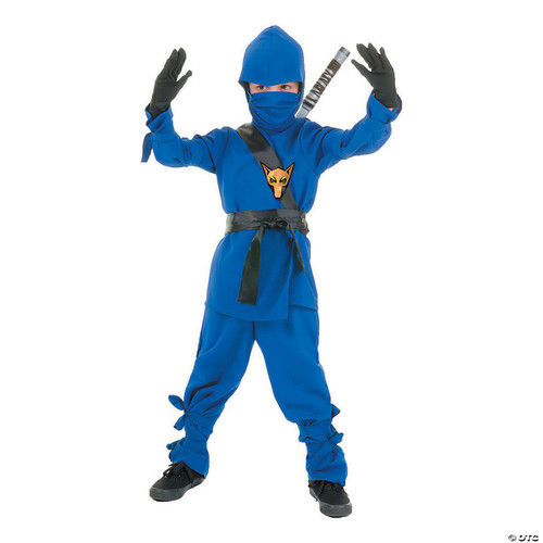 UNDERWRAPS boys Children's Blue Ninja Costume, Medium 6-8 Costume, Blue, Medium
