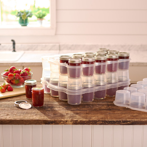 Roots & Harvest SafeCrate for Jelly Jars, Holds 20 Jelly Jars
