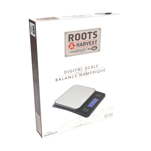 Roots & Harvest 11lb Digital Kitchen Scale with Stainless Steel Platform