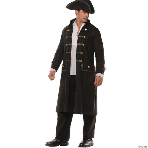 UNDERWRAPS Pirate Coat Set Ad Black Std