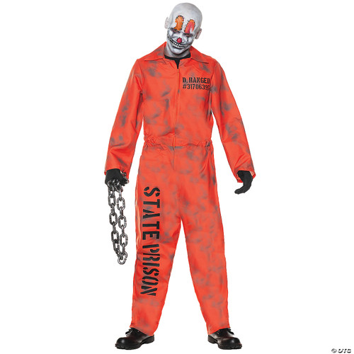 Underwraps Men's D. Ranged, Orange, XXL Costume