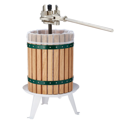 Roots & Harvest Fruit & Wine Press, Holds up to 19 Quarts