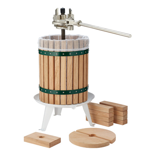 Roots & Harvest Fruit & Wine Press, Holds up to 19 Quarts
