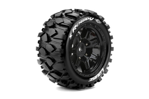 HRP Louise R/C Mft X-Rowdy X-Maxx Sport Monster Truck Tires 24Mm Hex