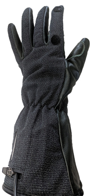 California Heat Unisex 7V Outdoor Pro Black Gloves in 2X-Large Size