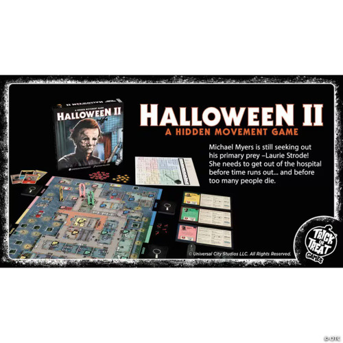 Halloween Ii Hidden Movement Board Game For 2-4 Players
