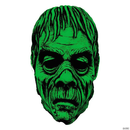Don Post Studios Glow-In-The-Dark Glowing Ghoulies Carlise Overhead Mask - One Size