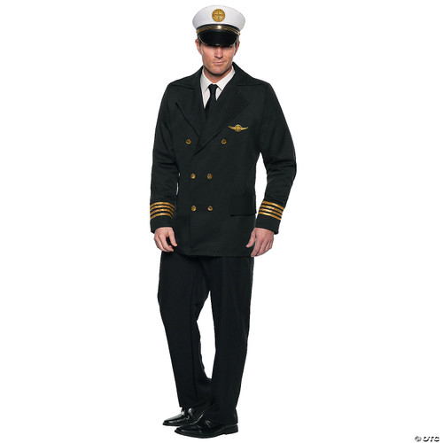 UNDERWRAPS Pan Am Deluxe Pilot Men's Costume, XX-Large