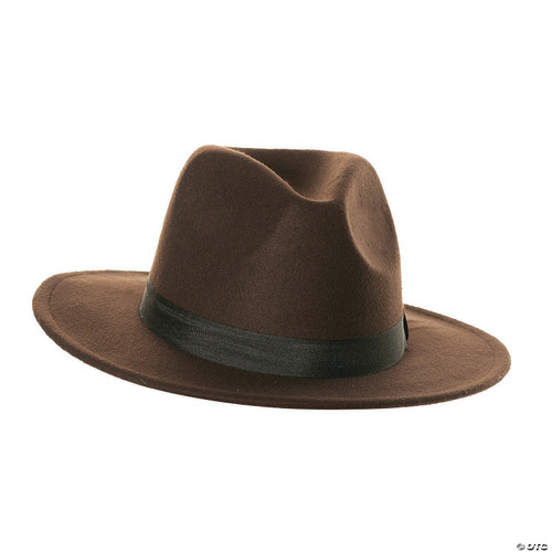 Underwraps Fedora-Brown, Standard - One Size Fits Most